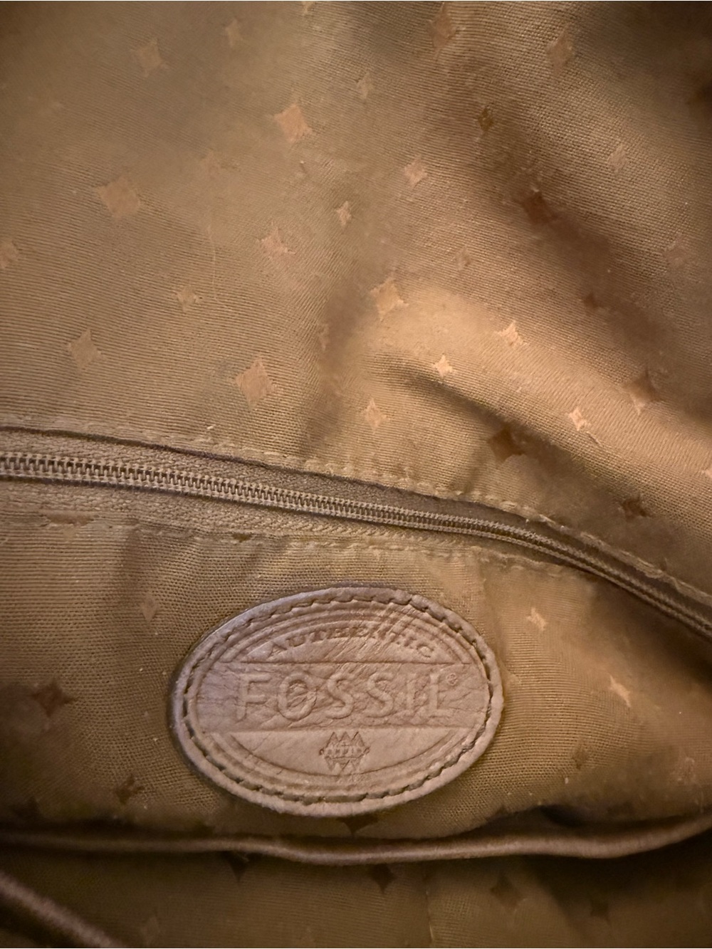 Vintage Authentic Fossil Vintage Leather Tote Bag - Picture 11 of 16